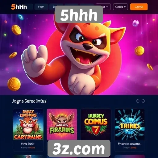 Análise das funcionalidades do site de jogos 5hhh